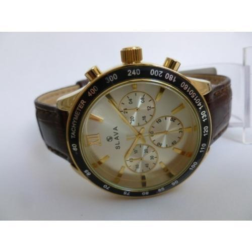 Часы Slava SL10173GWGBR 2