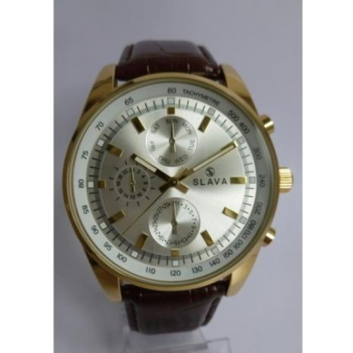 Часы Slava SL10168GWGFB 