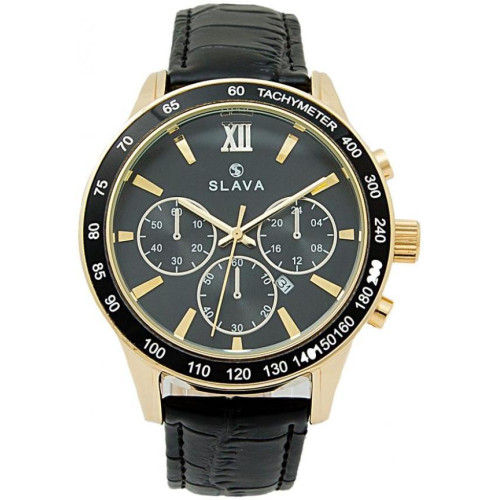 Часы Slava SL10066GBBS 
