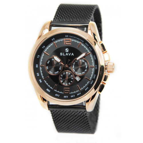 Часы Slava SL10186RBk 