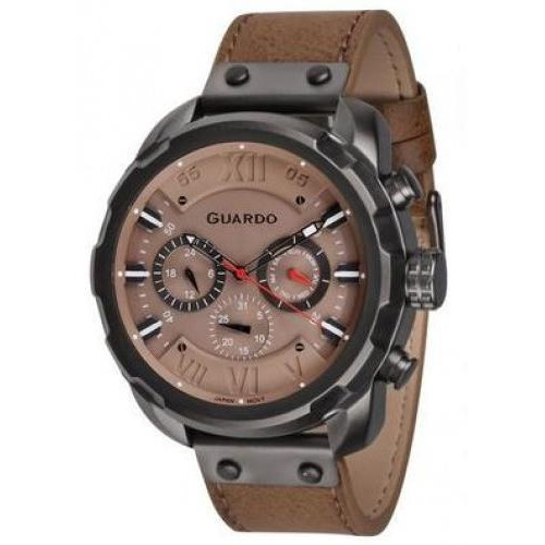 Часы Guardo P11179 GrBrBr 