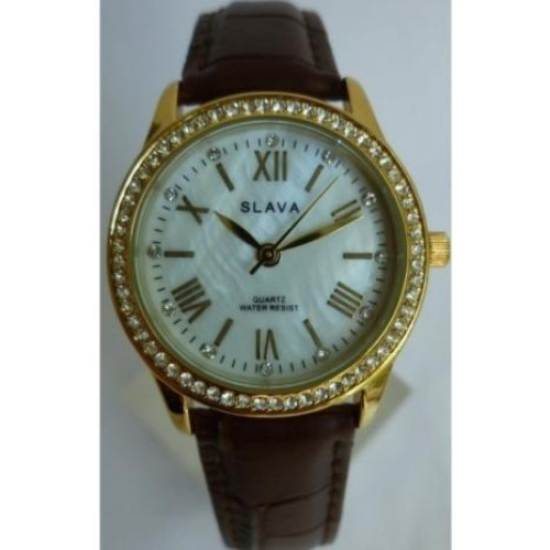 Часы Slava SL10080KGWG 