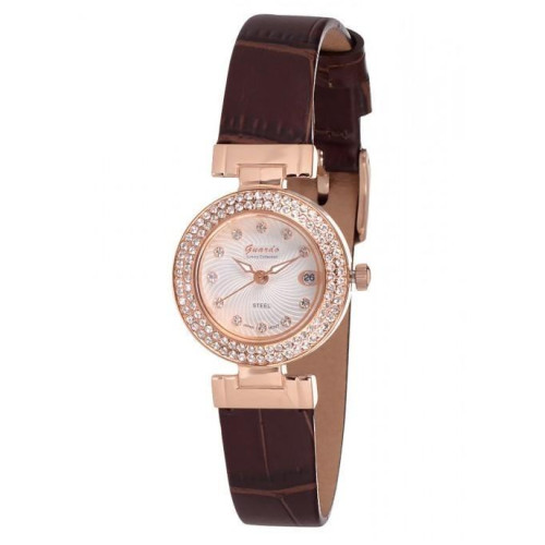 Часы Guardo S0185 Rg WBr 