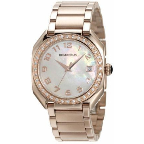 Часы Romanson RM1208QLRG WH 