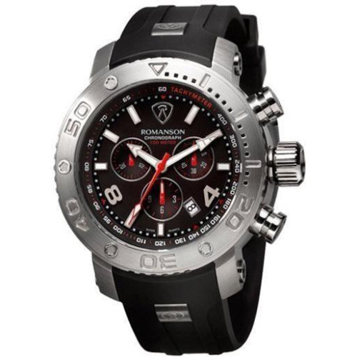 Часы Romanson AL1236HMWH BK 