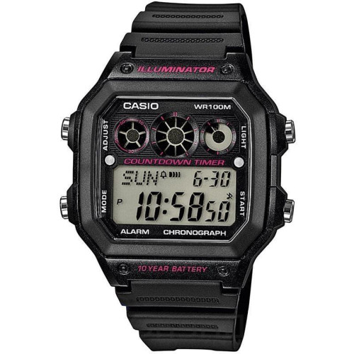 Часы Casio AE-1300WH-1A2VEF  Часы Casio AE-1300WH-1A2VEF