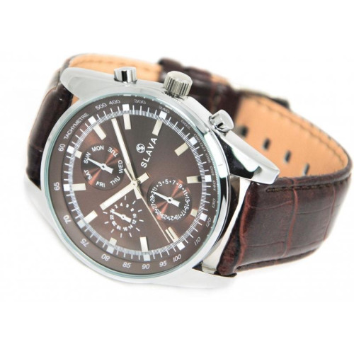 Часы Slava SL10168SBRSFBR 2