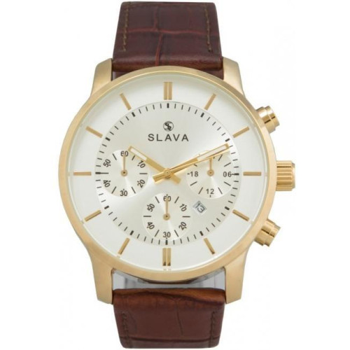 Часы Slava SL10125GWGF 